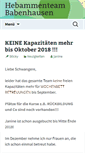 Mobile Screenshot of hebammenteam-babenhausen.de